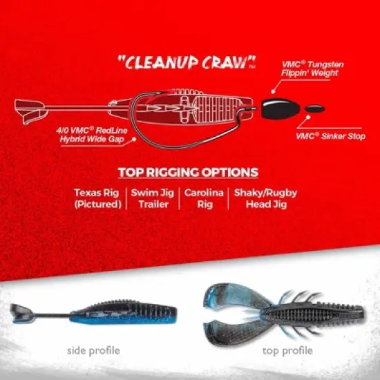Crush City Cleanup Craw 3.5" image {1}