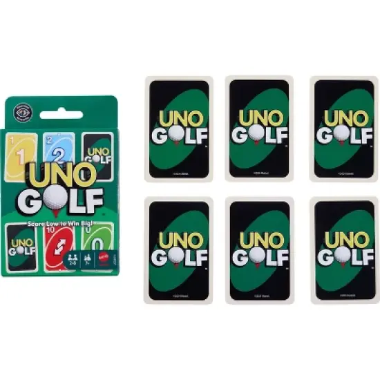 UNO Golf Card Game for Kid, Adult & Family Nights, Parties & Travel, Includes 112 Cards image {5}