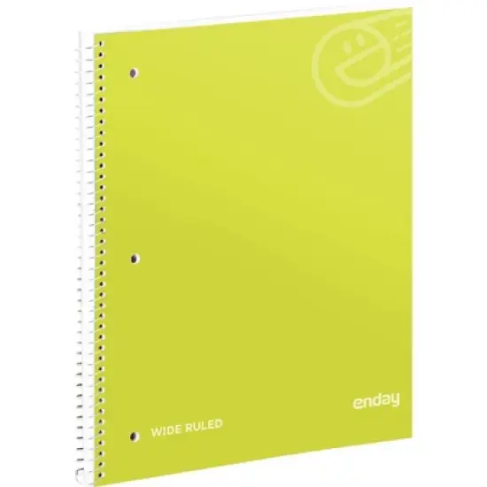 Enday 1-Subject Wide Ruled Spiral Notebook - 70 Sheets image {8}