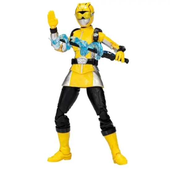 Hasbro Power Rangers Lightning Collection Beast Morphers Yellow Ranger Action Figure image {10}
