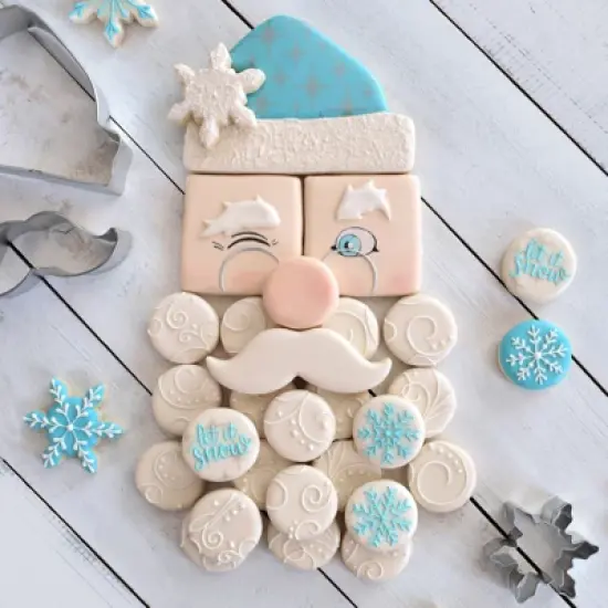 R&M International Tree Farm Cookie Cutters and Build-A-Santa Cookie Cutter Kit image {1}