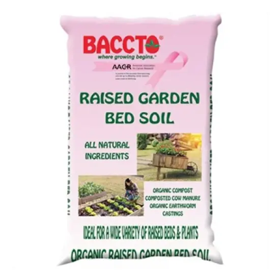Michigan Peat Company 2 Pack BACCTO Raised Bed Soil with Organic Compost, Manure, & Earthworm Castings for All Plant Types, 1.5 Cubic Feet image {1}