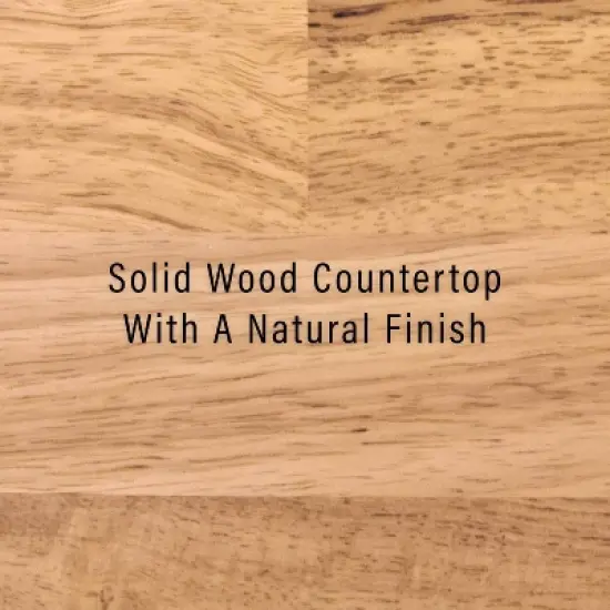 Cambridge Wood Top Portable Kitchen Island/Cart Black/Natural - Crosley image {5}