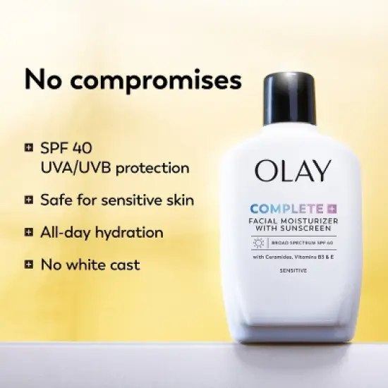 Olay Complete Plus Face Lotion with Sunscreen - SPF 40 - 6 fl oz image {3}