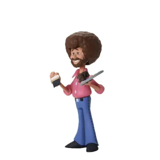 Bob Ross - 6" Scale Action Figure - Toony Classics Bob Ross with Peapod image {1}