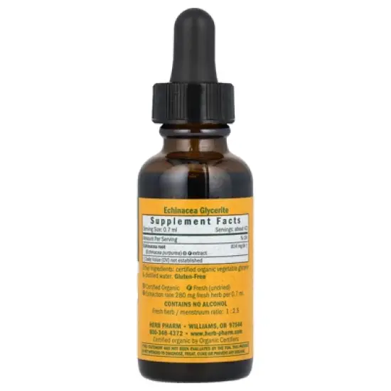 Herb Pharm Echinacea, Alcohol-Free, 1 fl oz (30 ml) image {1}