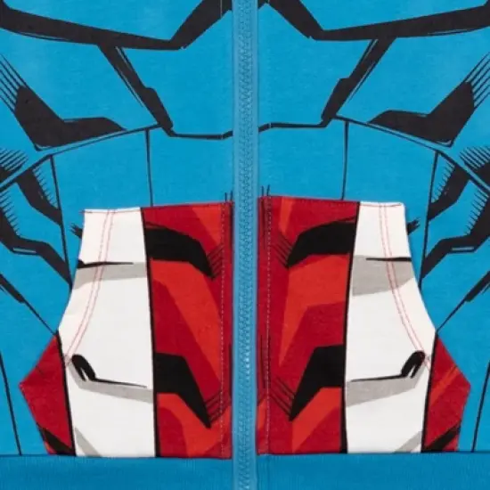 Marvel Spider-Man,Avengers Fleece Zip Up Hoodie Little Kid to Big Kid image {6}