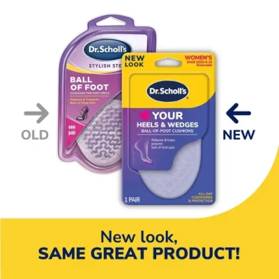 Dr. Scholl's &nbsp;Love Your Heels & Wedges Ball of Foot Cushions - Women's Shoe Size 6-10 - 1 Pair image {2}