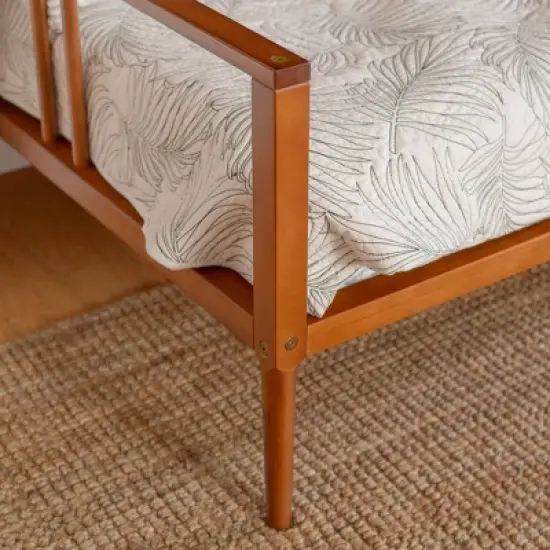 Mid Century Modern Solid Wood Spindle Daybed - Saracina Home image {7}
