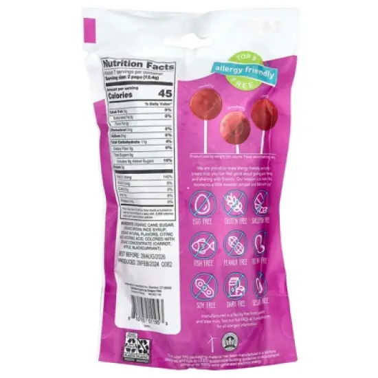 YumEarth Organic Vitamin C Pops Assorted 14 Pops, 3.1 oz image {1}