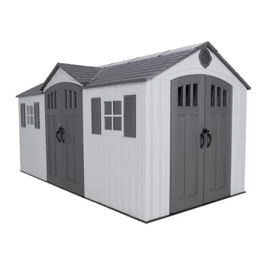 Lifetime 15 Ft. x 8 Ft. Dual Entry Outdoor Storage Shed (60410) image {10}