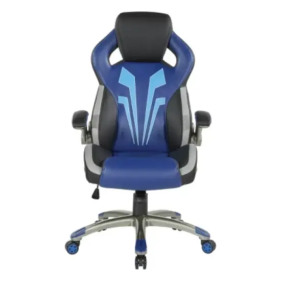 Ice Knight Gaming Chair Blue - OSP Home Furnishings image {1}