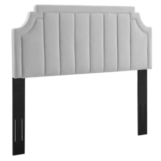 Full/Queen Alyona Channel Tufted Performance Velvet Headboard - Modway image {6}