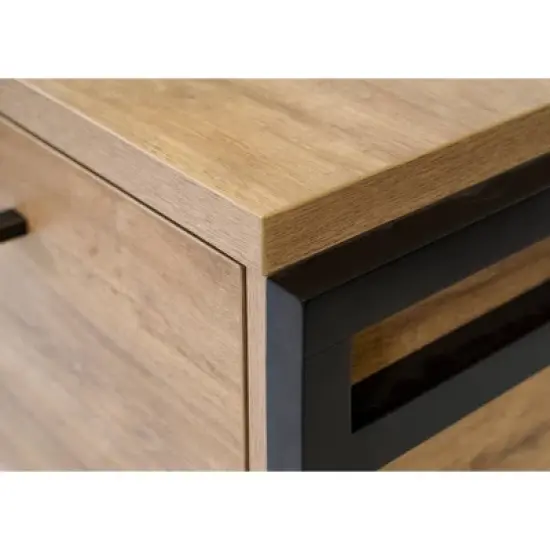 Mason Modern Wood Laminate Lateral File Drawer - Martin Furniture image {5}