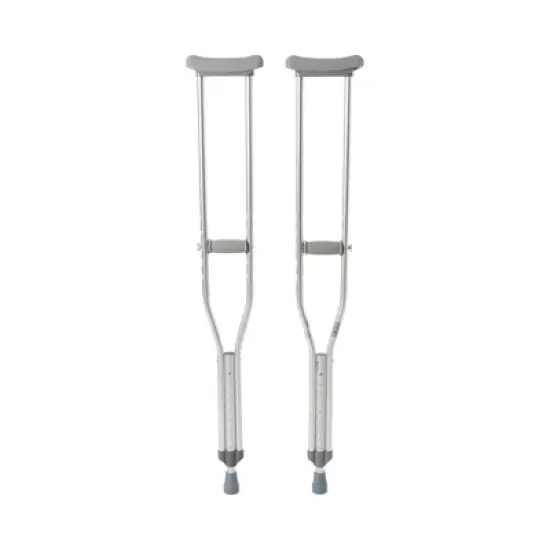 McKesson Aluminum Adult Underarm Crutches 5' 2" to 5' 10" User Ht. image {3}