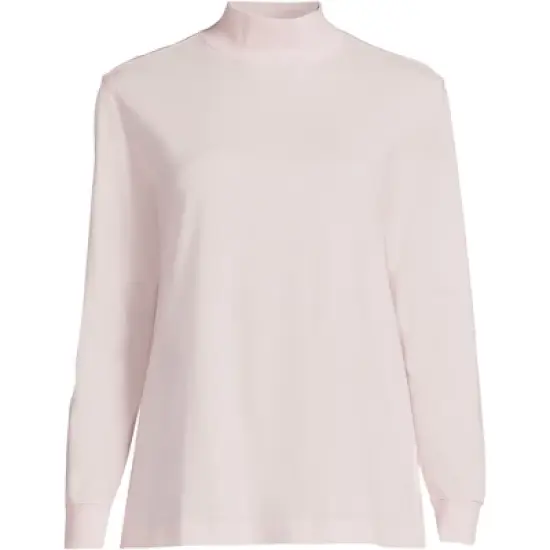 Lands' End Women's Plus Size Long Sleeve Super T Mock image {18}
