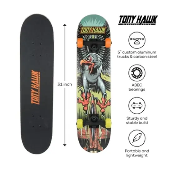 Tony Hawk Skateboard for beginner and professional skaters image {1}