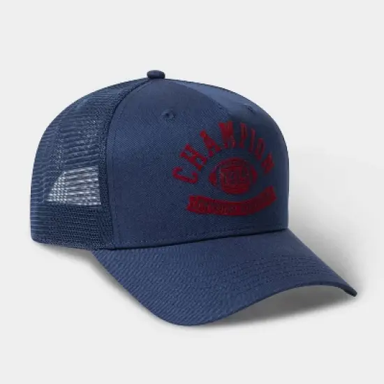 Champion Adult Phys Ed Twill Trucker Hat - Navy image {2}