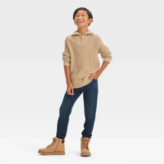 Boys' Quarter Zip Pullover Sweater - Cat & Jack&trade; image {2}