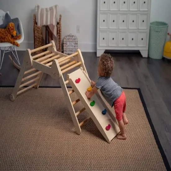 Avenlur Vicus Climbing Frame with Ramp, Folds into Multiple Shapes image {7}