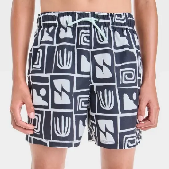 Boys' Desert Tiles Printed Swim Shorts - art class&trade; image {2}