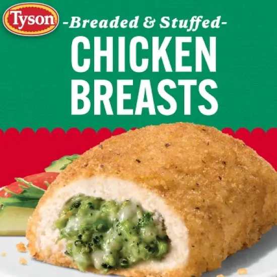 Tyson Stuffed Chicken Entr&eacute;e Broccoli and Cheese Boneless - Frozen - 10oz image {2}