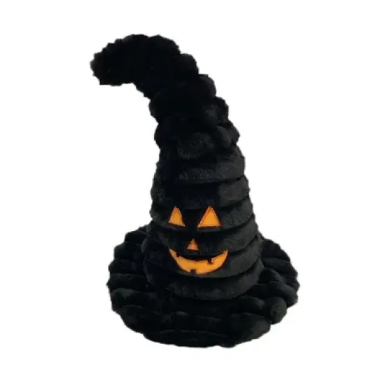 PetLou 15" Halloween Witch Hat Plush Dog Toy image {3}