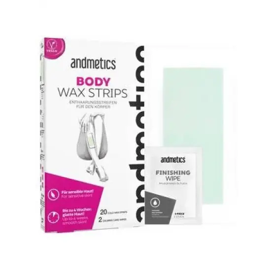 andmetics Body Wax Strips for Women - 3.17oz image {4}