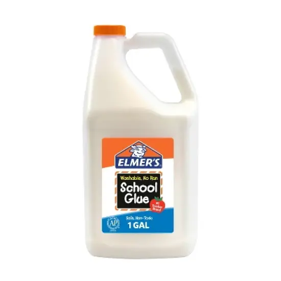 Elmer's 1gal Washable School Glue White: Non-Toxic Liquid Glue for Art & Stationery image {9}