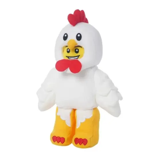 Manhattan Toy Company LEGO&reg; Minifigure Chicken Suit Guy 9" Plush Character image {5}