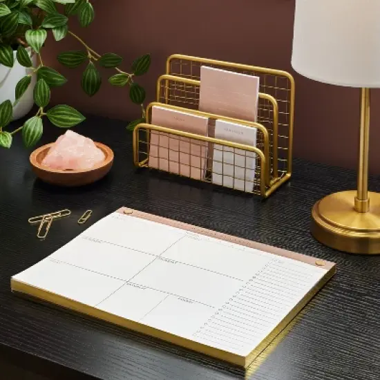 52 Page Special Rule Weekly Tear Off Planner 10" x 7.5" Mauve - Threshold&trade;: Journal, Notebook, Office Supplies, Stationery image {1}