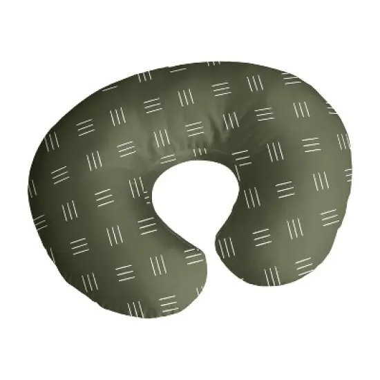 Sweet Jojo Designs Boy, Girl, Unisex/Gender Neutral Support Nursing Pillow Cover (Pillow Not Included) Jungle Green and White image {6}