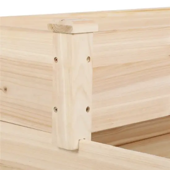 Yaheetech 3 Tier Raised Garden Bed Elevated Flowers Vegetables Planter Wood image {5}