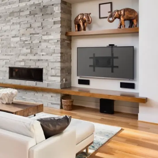 Mount-It! Floating TV Shelf for Wall Mounted TV | Streaming Devices, Speakers, and Cable | 6.6 Lbs. Weight Capacity image {4}