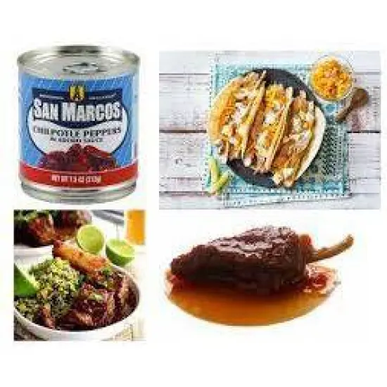 San Marcos Chipotle Peppers in Adobo Sauce  - 7.5oz / 24pk image {3}