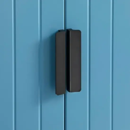 Fulton 2 Door Channel Front Buffet Blue - Buylateral image {3}