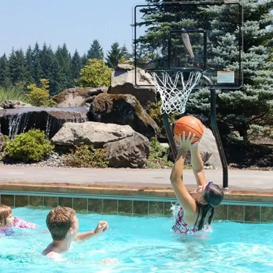 S.R. Smith S-BASK-CH Swim N' Dunk Salt Friendly Challenge Basketball Game, Black image {2}