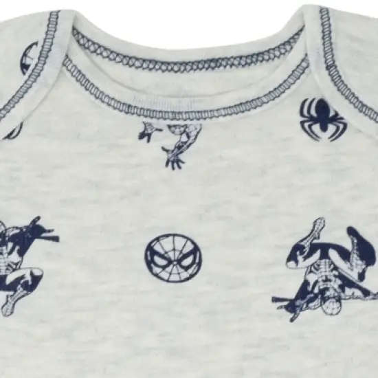 Marvel Avengers Spider-Man 5 Pack Short Sleeve Bodysuits Newborn to Infant image {6}