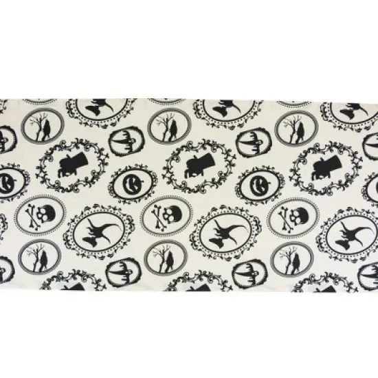 Design Imports Halloween Portrait Table Runner 14X72 image {2}