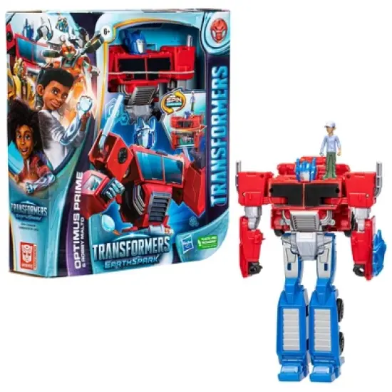 Transformers EarthSpark Spin Changer Optimus Prime and Robby Malto image {2}