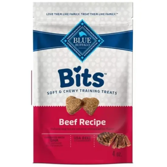 Blue Buffalo Bits Soft Dog Treats Variety Pack, 4oz each (Salmon, Chicken, and Beef) image {3}