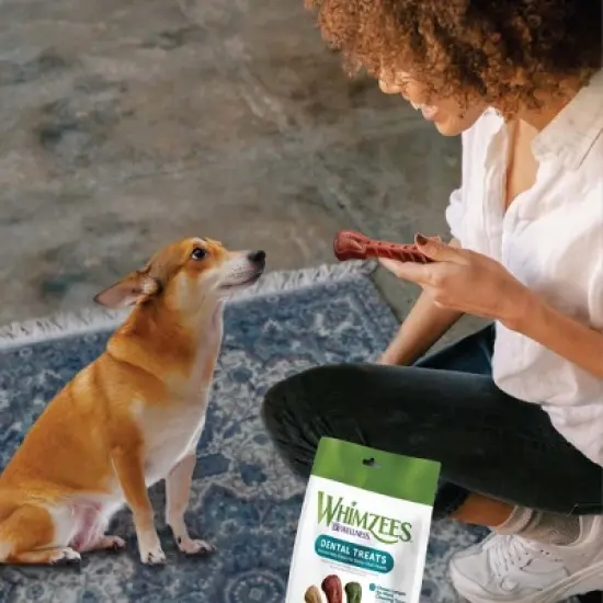 WHIMZEES by Wellness Brushzees Small Dental in Vegetable Flavor Dog Treats image {3}