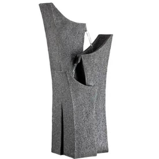 John Timberland Exton Modern Zen Cascading Arched Outdoor Floor Water Fountain 30 3/4" for Yard Garden Patio Home Deck Porch House Exterior Balcony image {5}