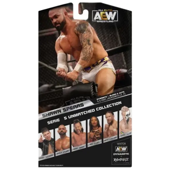 AEW Unmatched Series 5 Shawn Spears Action Figure image {1}