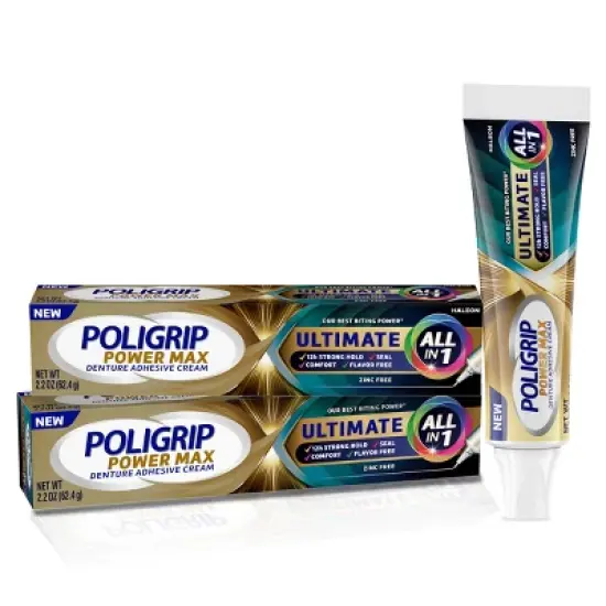 Poligrip Ultimate All in One Denture Care - 2pk image {8}