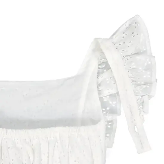 Hope & Henry Girls' Flutter Sleeve Jumpsuit, Kids image {2}