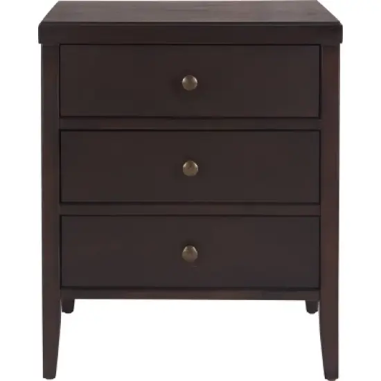 Finley Solid Wood 3 Drawer Nightstand - ClickDecor image {13}