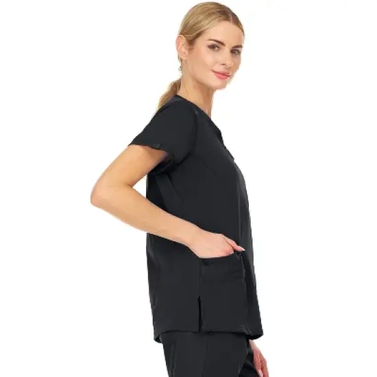 Medichic Women's Eleanor 3-Pocket Stretch V-Neck Scrub Top image {2}