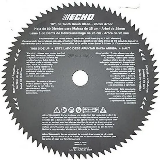 Echo Genuine OEM Brushcutter Blade for SRM-300AE String Trimmer # 69501021431 image {1}