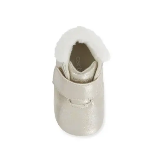 Carter's Just One You&reg;️ Baby Girls' Winter Boots - Gold 12-18M image {2}